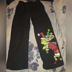Kids Black Grinch Sweatpants